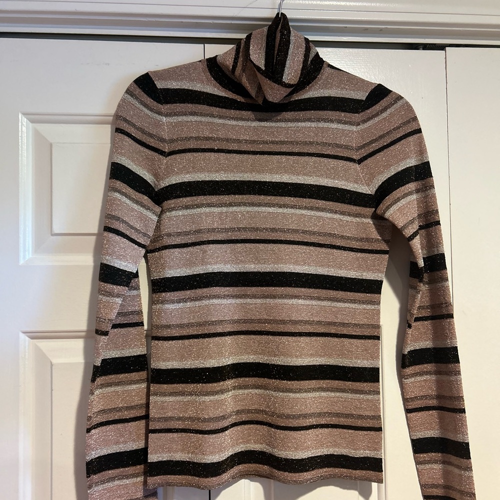 Brand new Ulla Johnson Retro Striped Turtleneck